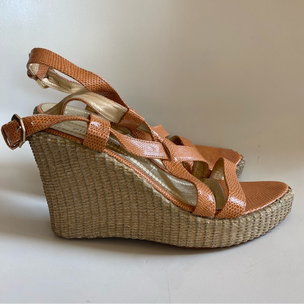 Pilar Abril wedge woven sandal